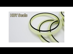 HBY 110 X 125.5 X 6MM Rod Buffer Seal Urethane PU With Backup Ring Goma Seal
