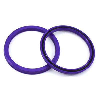 Màu tím High Pressure Rod Seal Bộ kín dầu kép / Hydraulic Seal Set
